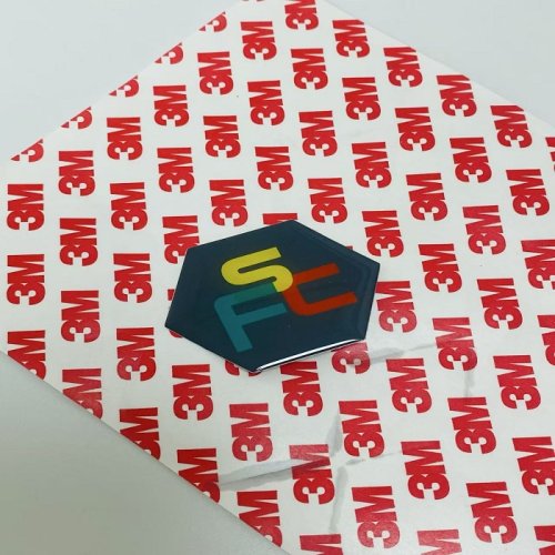 Manufacturer Customized 3m Epoxy Resin Adhesive Resin Transparent Drop Adhesive Sticker
